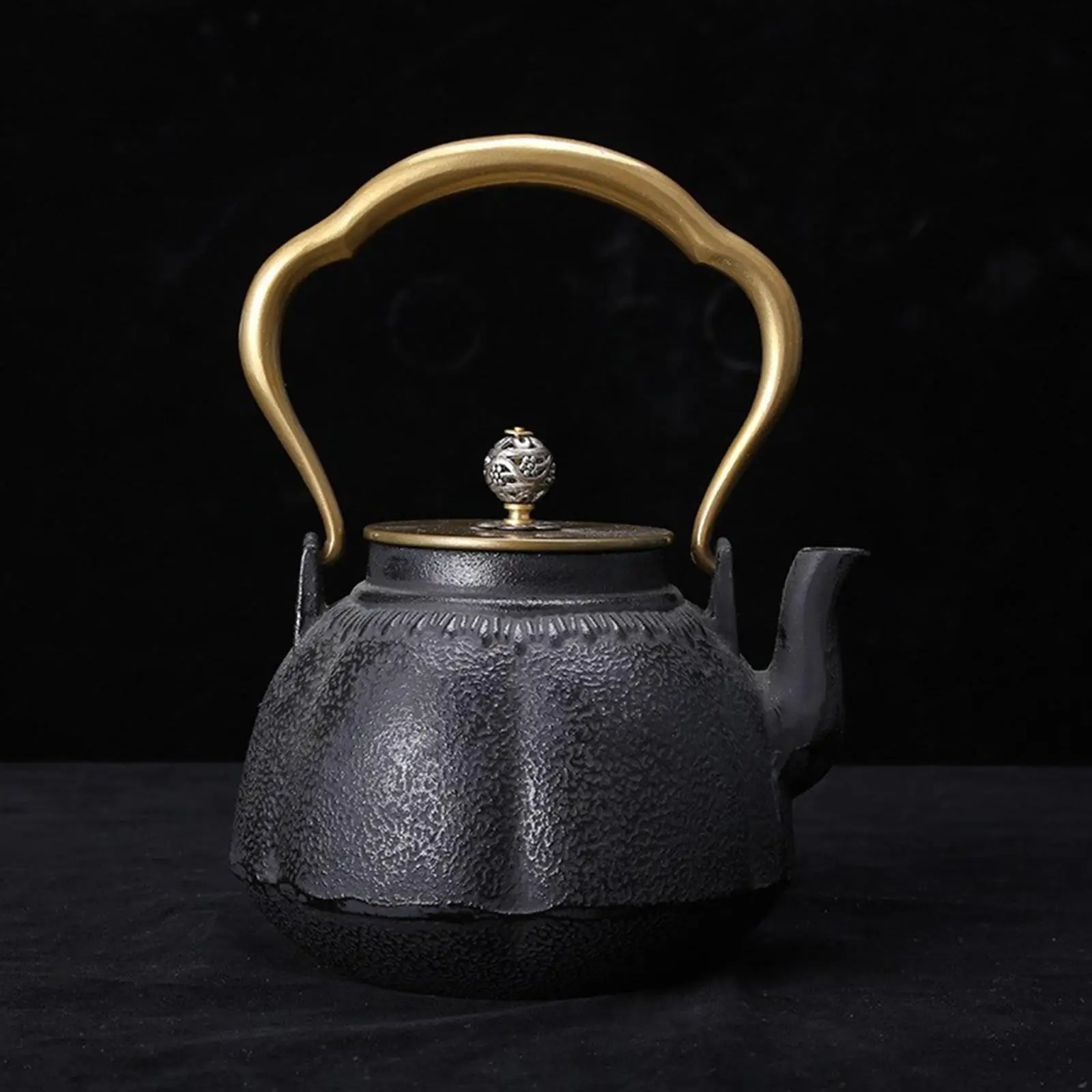 Cast Iron Tea Kettle Tea Set Tea Ceremony Supplies Chinese Style Large Capacity Housewarming Gifts 1.2L Family Use Iron Teapot Cast Iron Tea Kettle Tea Set Tea Ceremony Supplies Chinese Style Large Capacity Housewarming Gifts 1.2L Family Use Iron Teapot