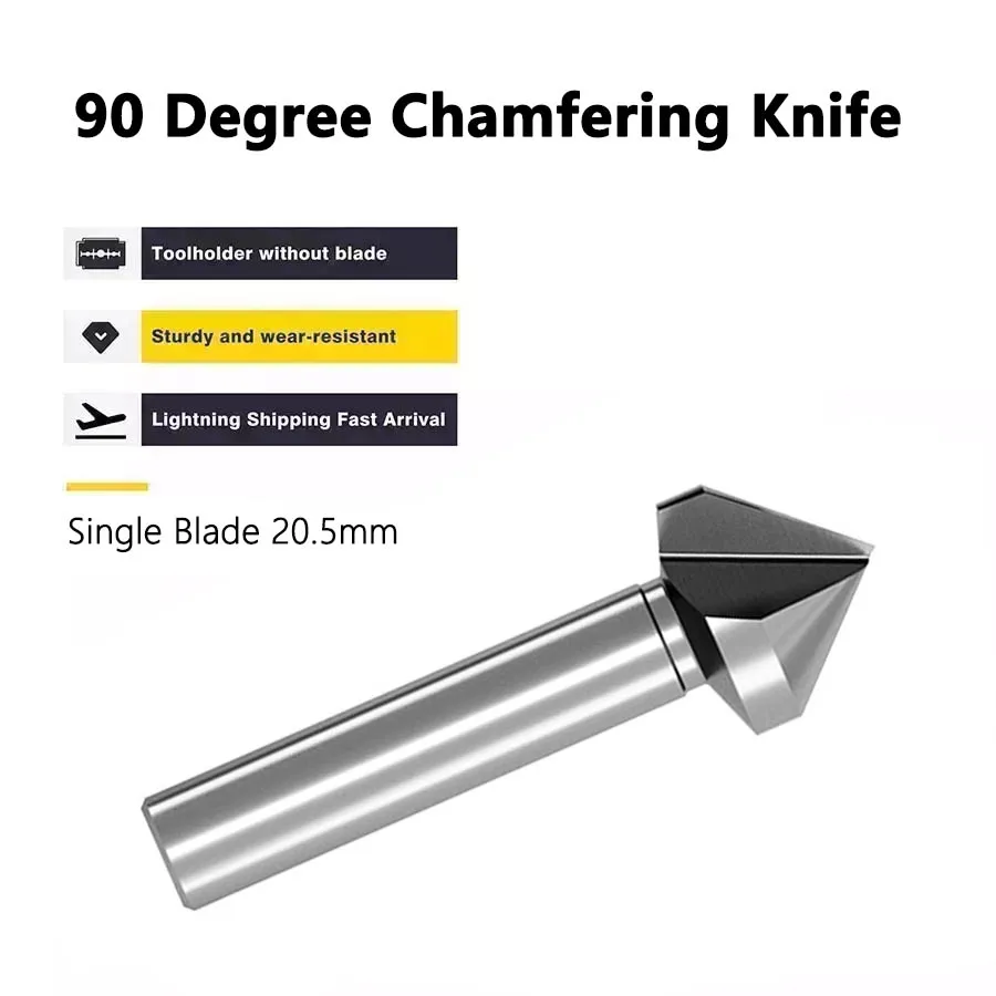90DegreeChamferingKnifeSingleedgedThreeedgedStainlessSteel