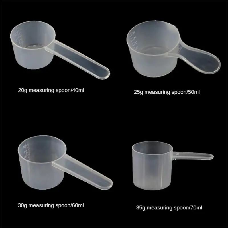 Plastic 20/25/30g50/60ml Milk Powder Spoon with ML Graduated Kitchen Baking Measuring Spoon kitchen measuring spoons,measuring spoon set