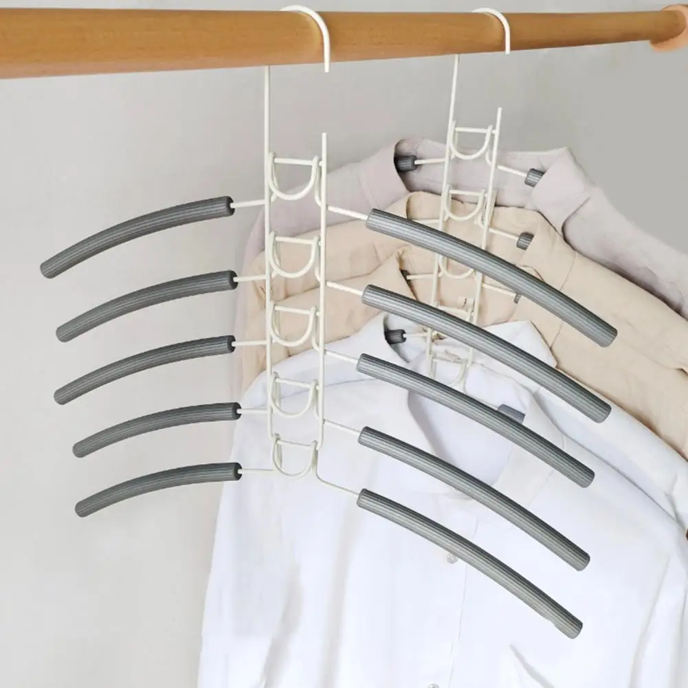 

Space-saving Clothes Hanger Space-saving Closet Organizers Multi-layer Clothing Hangers for Shirts Dresses Sweaters for Wardrobe