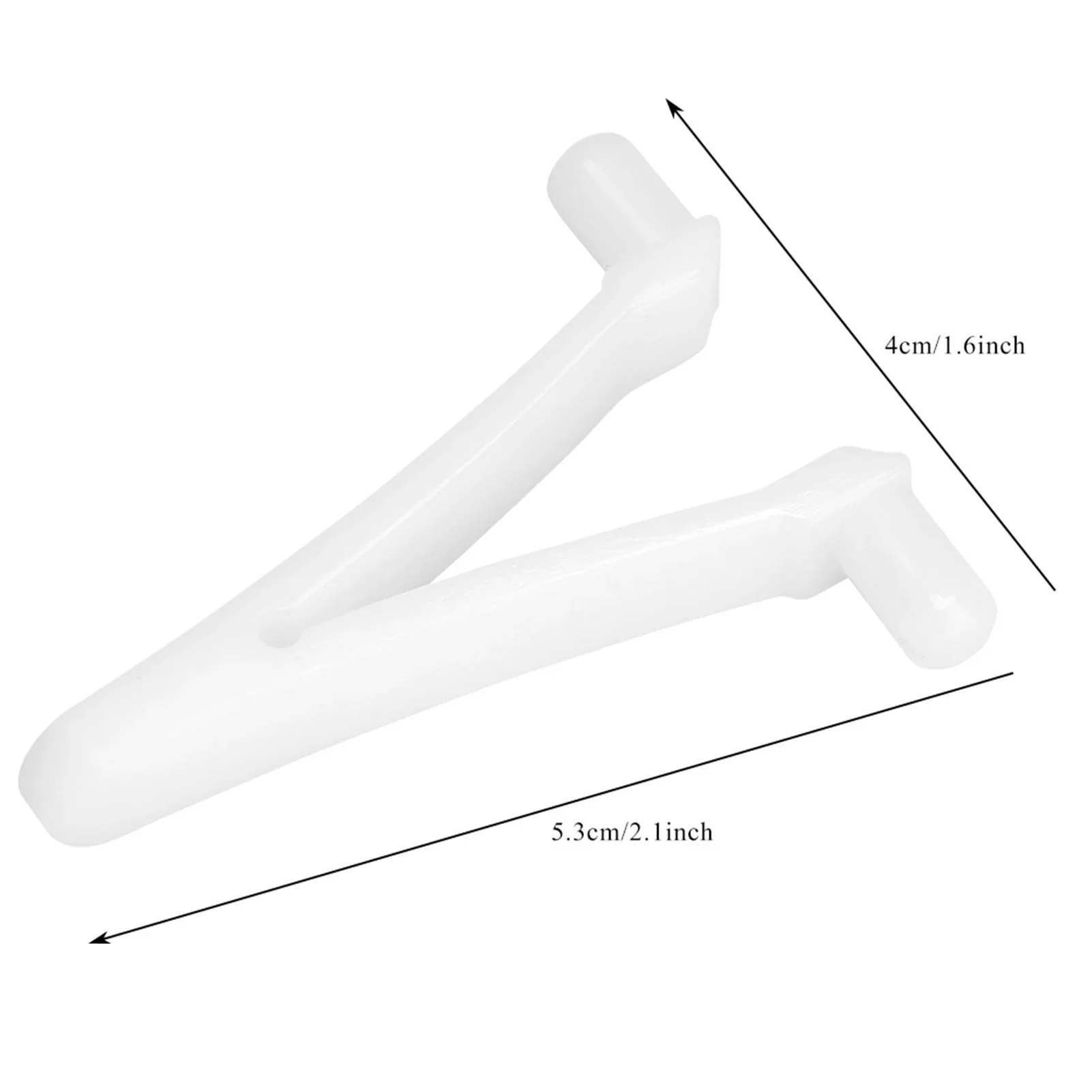 6pcs Pool Supply Butterfly V Clip Resin Swimming Pool Pole Fixing Parts For Spa Brush Leaf Rake Leaf Skimmer Vacuum Head