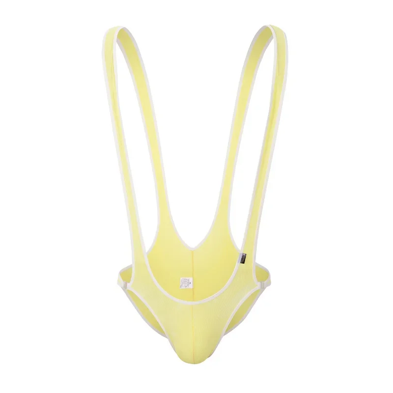 Sexy Men Bodysuits Men's Undershirts Gay Jockstrap Leotard Underwear Suspender Bikini Jumpsuits Wrestling Singlet Sexy Lingerie