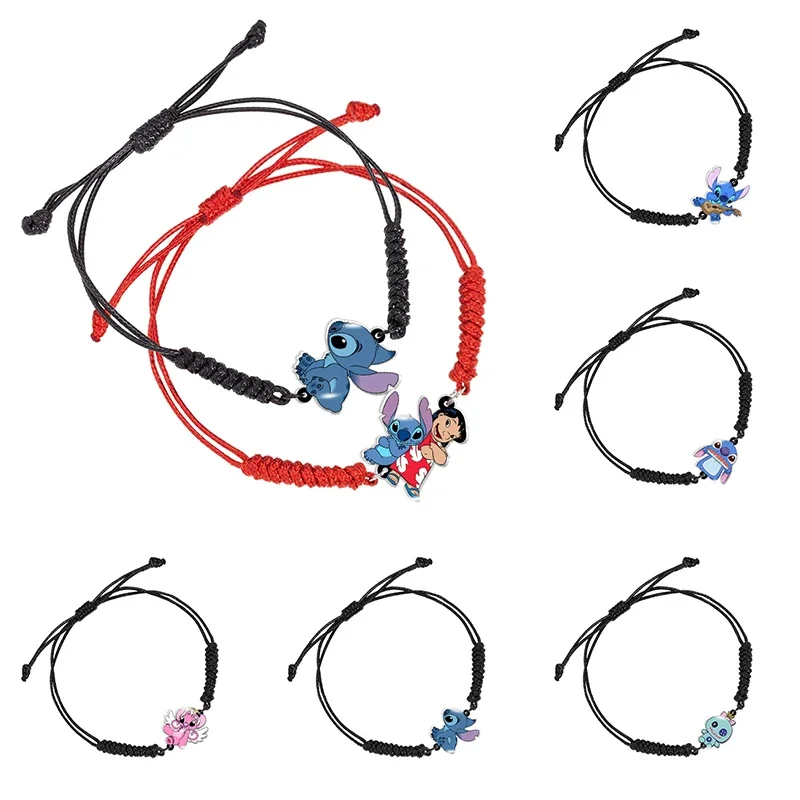 Marca Stitch con video Pulsera Stitch 17CM Lilo y Stitch muñeca pulsera  para mujer DIY alta gama Sti ANGGREK Otros