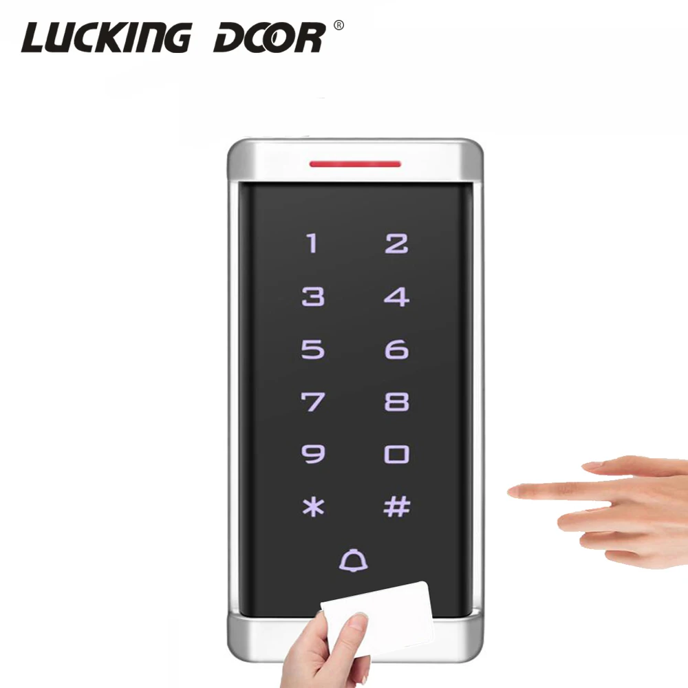 

Backlight Access Control Touch Keypad 125Khz RFID Access Control Standalone Keypad Waterproof Wiegand 26 Output 2000 User