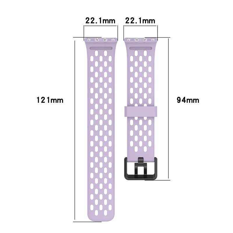 Silicone Sports Strap Watch Band for Smartwatch Wrist - Unisex Bracelet