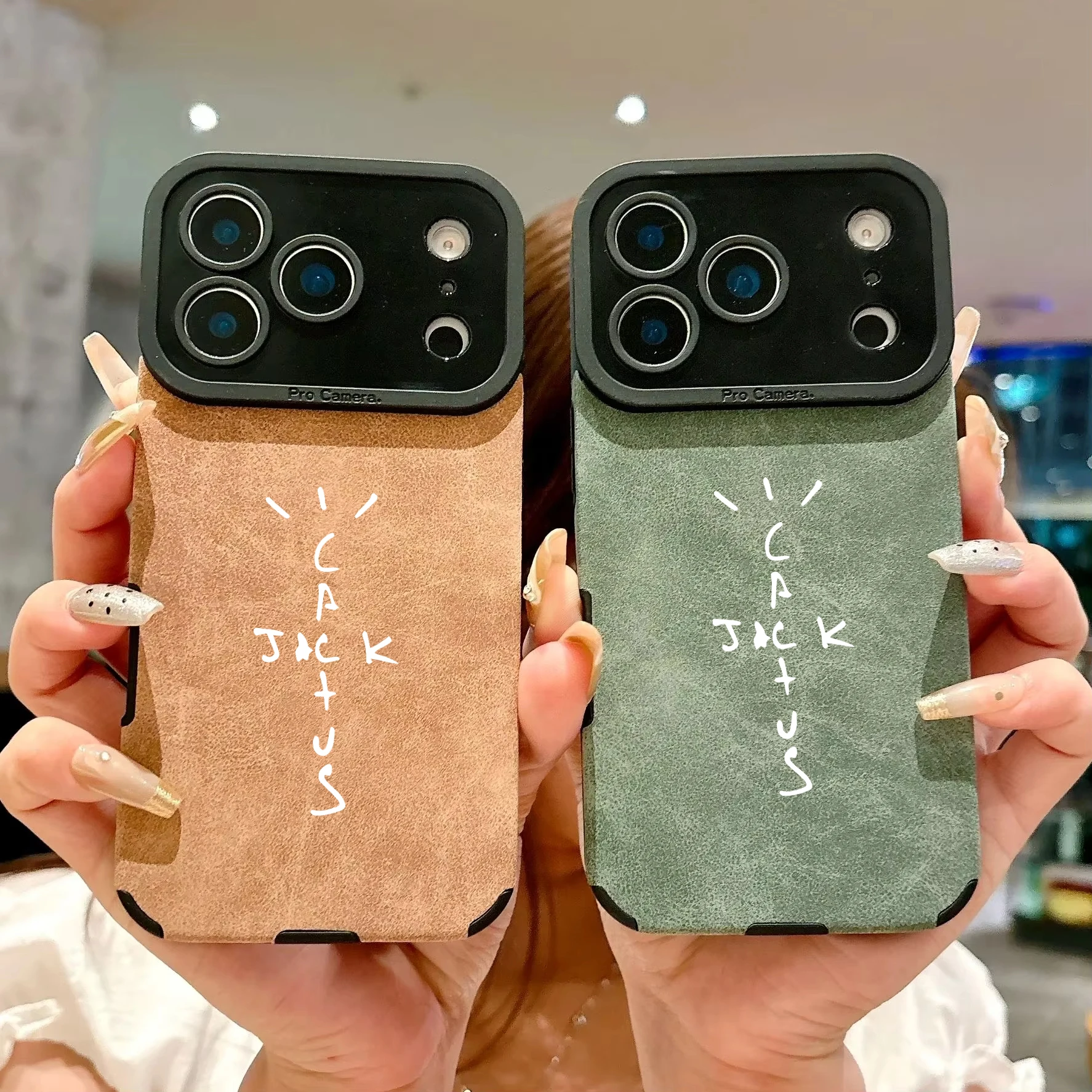 Luxury Microfiber Leather Phone Case - Hip-Hop Music Jack Design