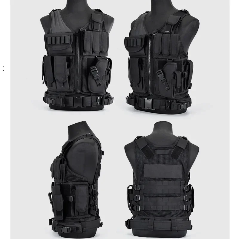 Multifunctional Military Tactical Vest Anti Puncture Clothing Mesh Breathable Summer CS Tops Outdoor Protective Clothing 3