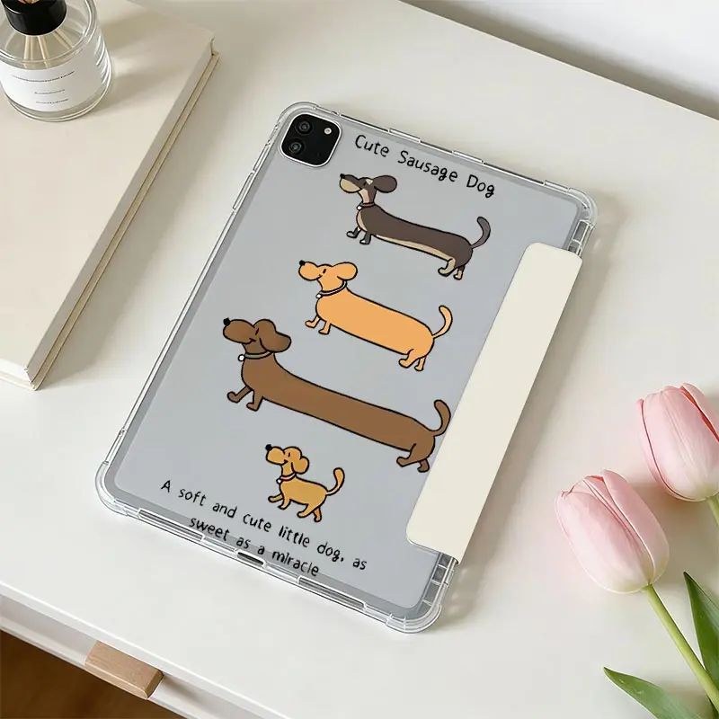 Tri-Fold TPU Bumper Protective Tablet Case
