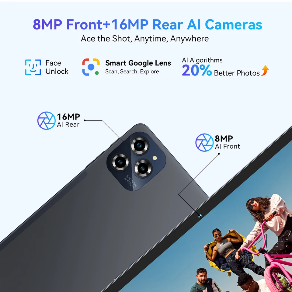 TABWEE W90 11'' Tablet Android 15, 24(8+16)GB RAM 256GB ROM