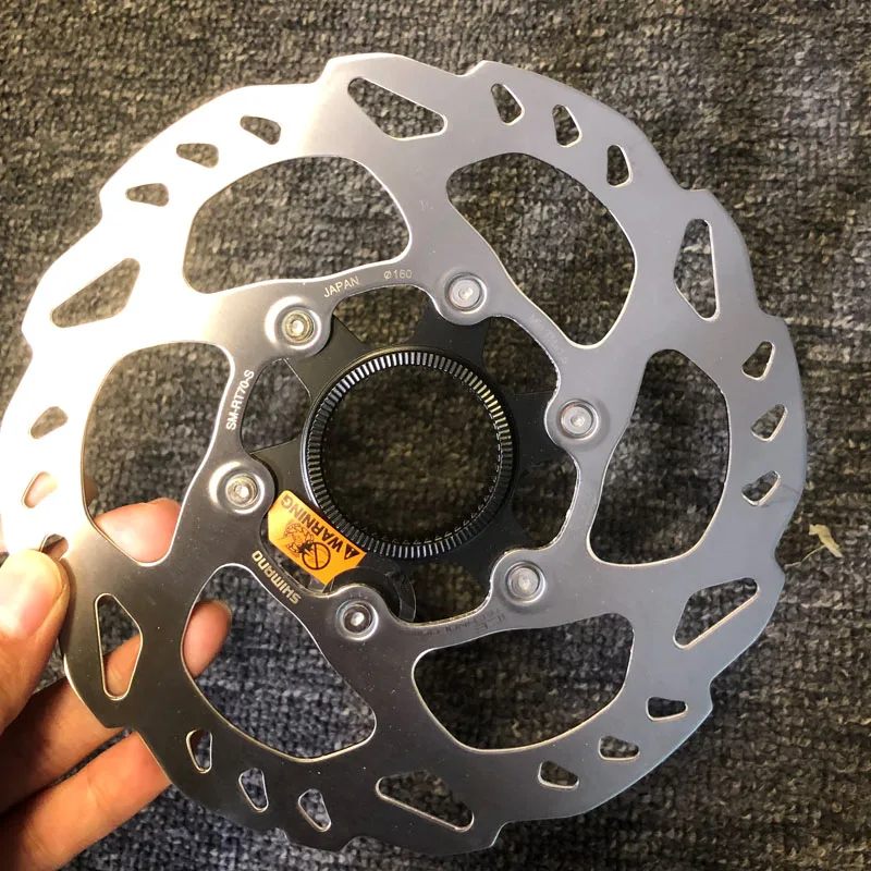 Shimano-ロードバイク用ディスクブレーキローターslxrt70,160mm