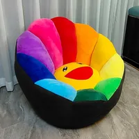 OMGD Sun Flower Lazy Single Designer Casual Children's Small Sofa Living Room Small Apartment Modern Simple Network Red Model 1