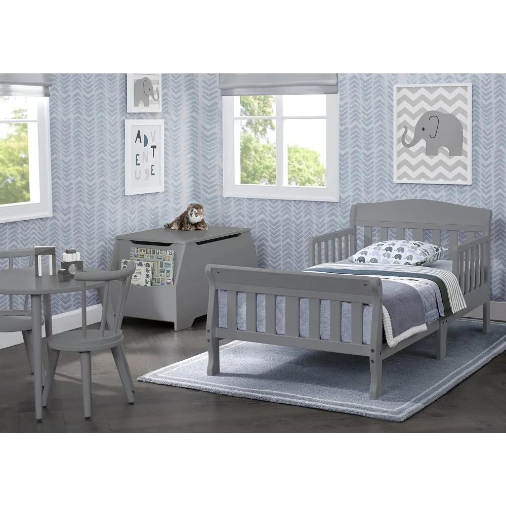 Children Canton Toddler Bed, Greenguard Gold Certified, Grey 2