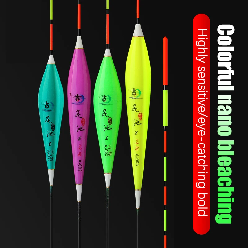 

1PC Outdoor Fishing Float Nano Eye-Catching Bold High Sensitivity Overcast Sky Tail Fishing Equipment Crucian Carp Accessories