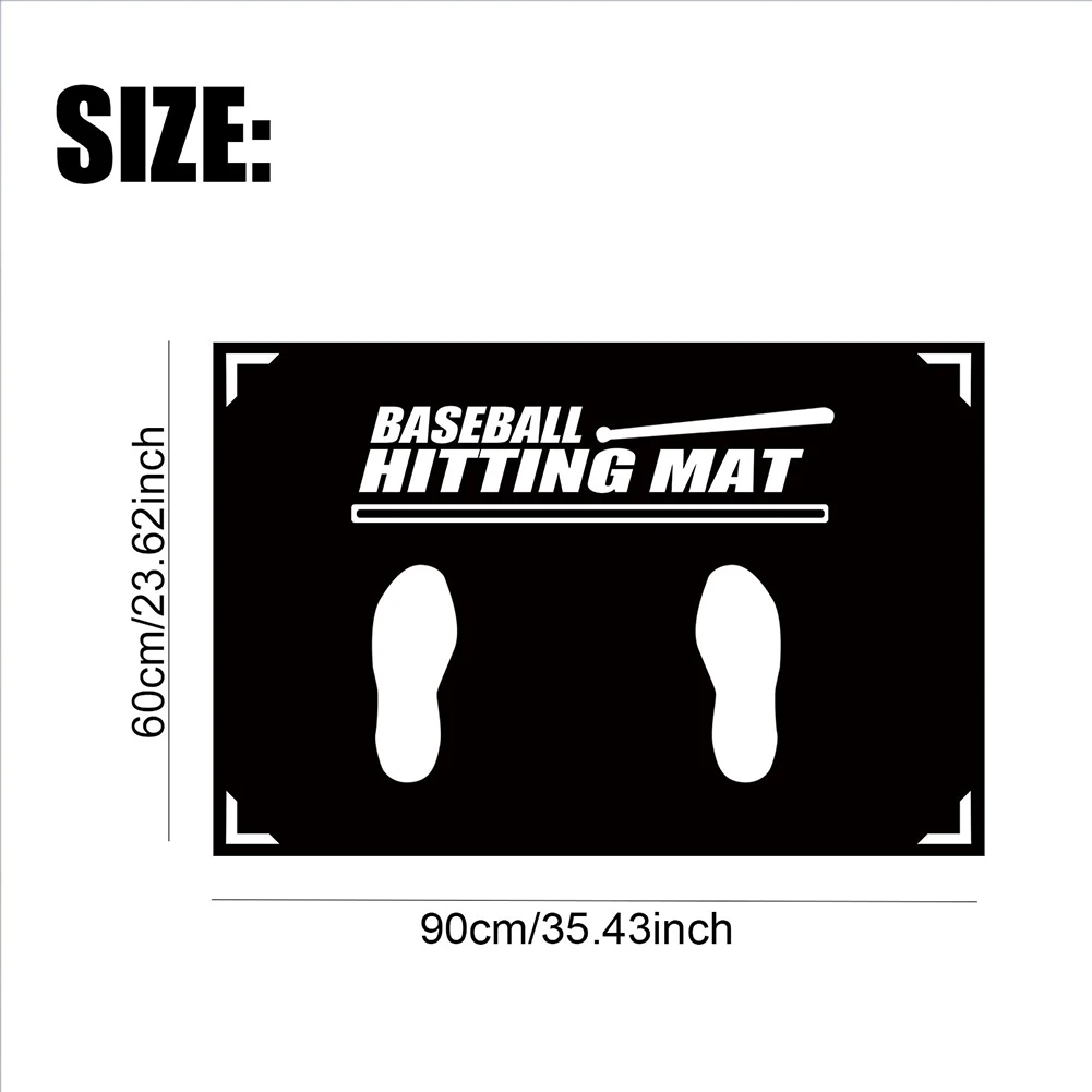 Baseball Batter Stance Training Mat 6