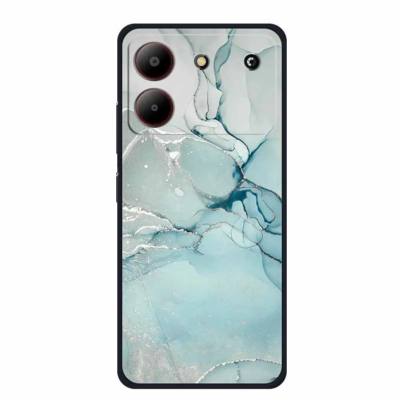 Marble TPU Soft Silicone Back Cover - Colorful Phone Case
