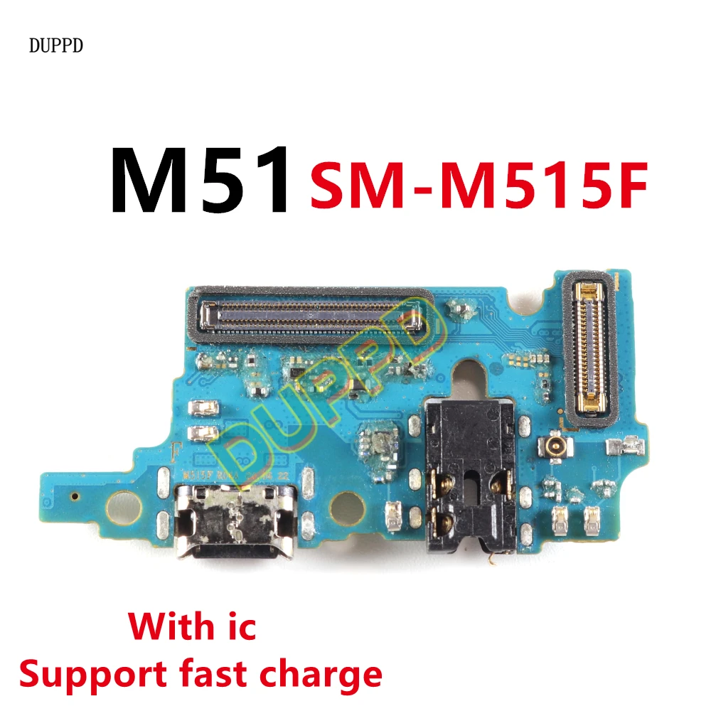 Charging Port Samsung Galaxy M51 Headphone Jack USB Type-C Charge - Main Image