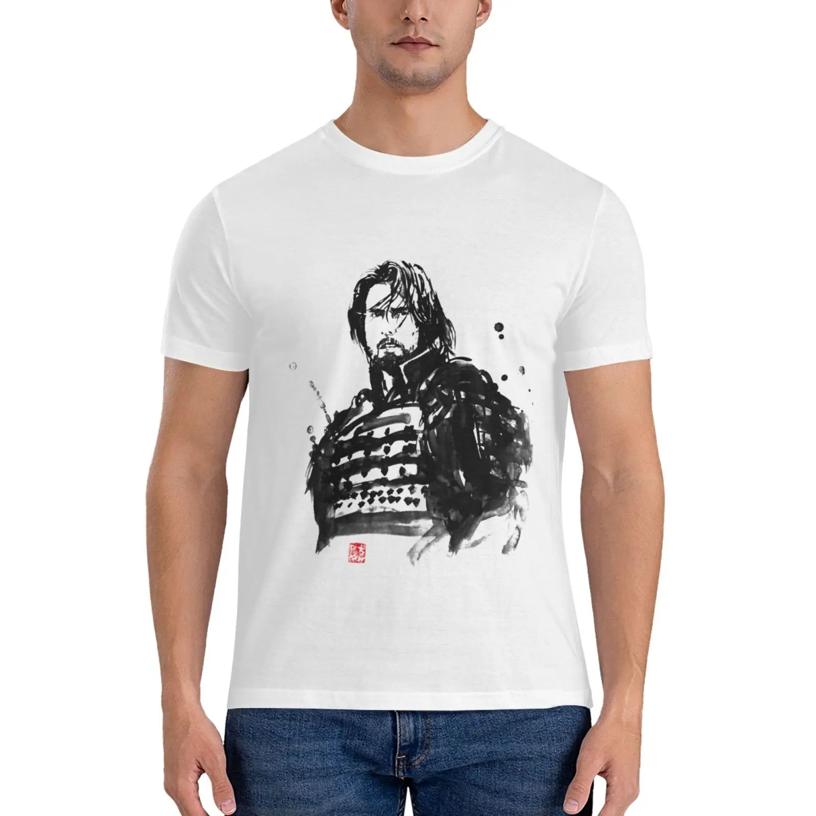 L'Ultimo Samurai Classic T-Shirt Mens T Shirt Graphic Boys T-Shirt