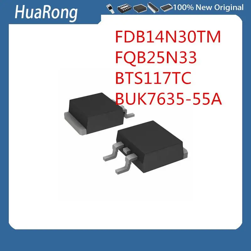 

10 шт./партия FDB14N30TM FDB14N30 FQB25N33 BTS117TC BTS117 BUK7635-55A BUK7635 NGB8202NT4G TO-263