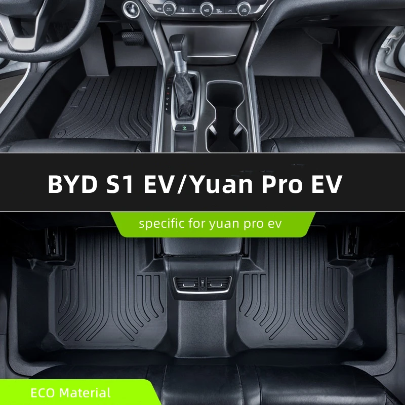 

Подходит для BYD S1 Pro EV аксессуары для интерьера автомобиля ТПЭ напольный коврик для BYD Song Plus Yuan Pro Plus Tang BYD Han