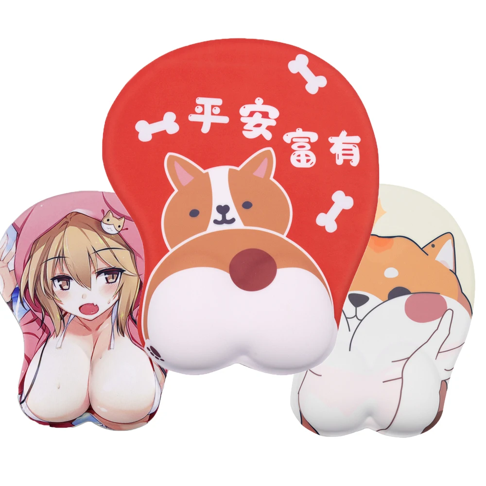 

Wrist Rest Gaming Mousepad Ergonomic Comfortable Mat Desk Keyboard Mice Pad Anime Kawaii Sexy Mousepads Playmat Carpet