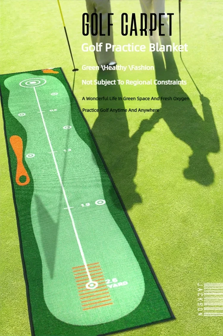 Description Picture 6 of itemGolf Carpet Putting Mat Indoor Outdoor Training Putting Practice Golf Green Fairway Pad Washable Anti-Slip 50X300cm