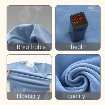 مجموعات ملابس داخلية حرارية للأطفال ، جونز طويل ، كم طويل ، ملابس أطفال ، بدلات أولاد ، خريف ، شتاء ، 2 قطعة 6