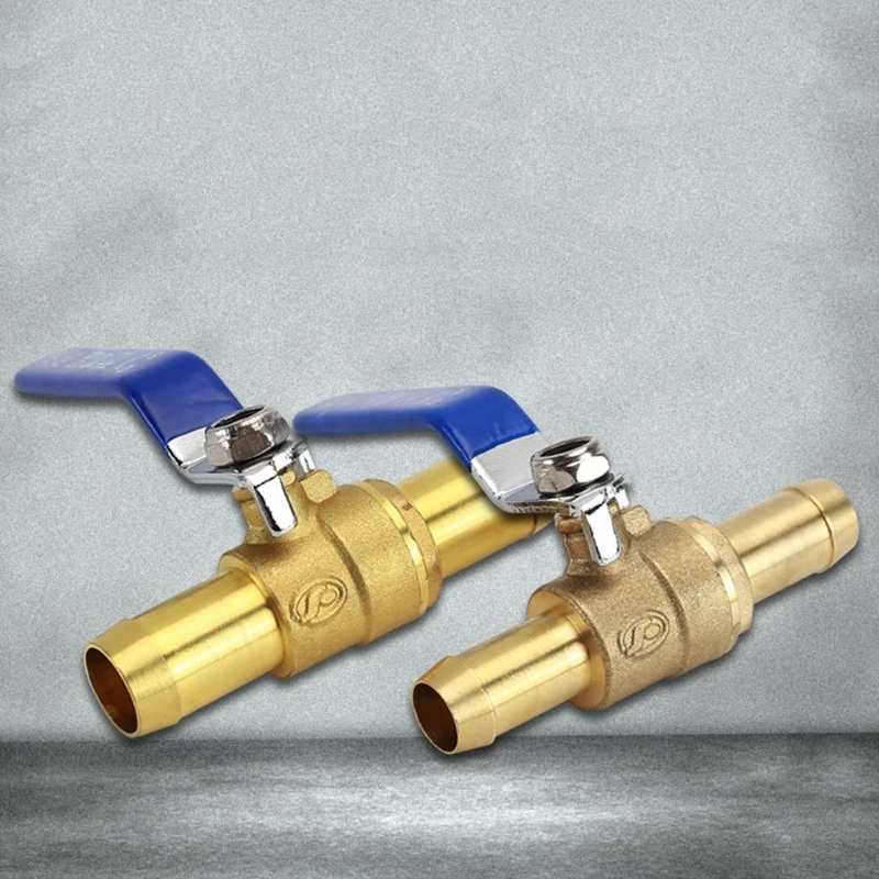 16mm Brass Barb Switchs Secure Connection Secure & Reliable Brass Shut-off Connectors Enhanced Water Flows Control