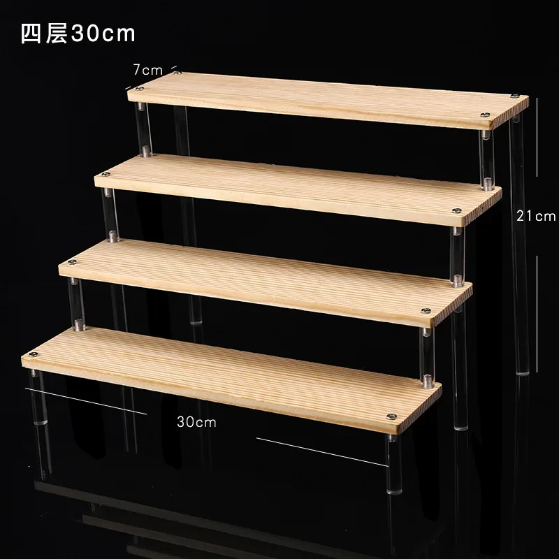 Acrylic Multi-Purpose Display Stand Riser for Collectibles and Accessories