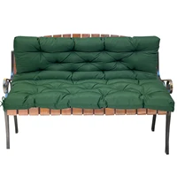Outdoor Bench Cushions Garden Swing Seat Cushions with Backrest 2/3 Seater Replacement Cushion for Outdoor Swing Sofa Pad Settee 2