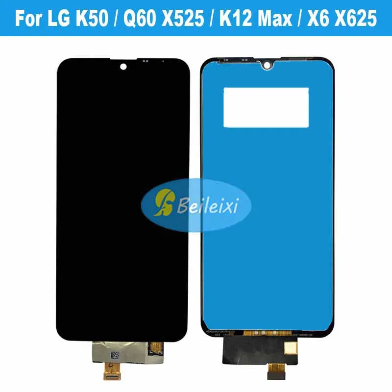 For LG Q60 K50 X525 X525BAW X525HA X520 K12 Max X520BMW LCD Display Touch Screen Digitizer Assembly For LG X6 X625N X625