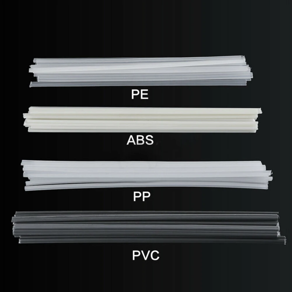 Plastic Welding Rods 40Pcs 200mm Plastic Welding Rods PVC/ABS/PP/PE Welding Rod Sticks Electrode for Plastic Welder Tool