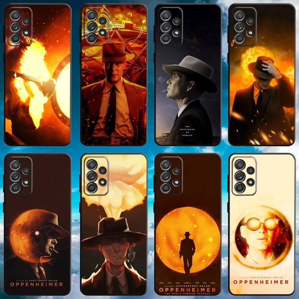 Pellicola O-Oppenheimer Custodia Per Telefono Per Samsung S21,S22 Ultra,S20,S30 Plus,S22 Plus,S23,S30 Ultra 5G Soft Black Cover