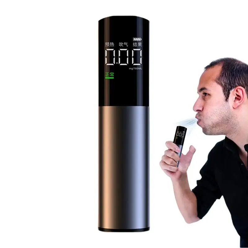 

Alcohol Breathalyzer Portable Alcohol Tester Breathalyzer Tester Mini Alcohol Detector With LED Display High-Precision Breath