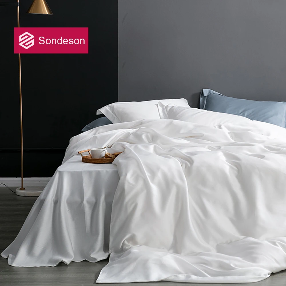 Sondeson Luxury White 100% Silk Bedding Set Healthy Skin Beauty Queen King Duvet Cover Set Flat Sheet Pillowcase Bed Linen Sets Sondeson Luxury White 100% Silk Bedding Set Healthy Skin Beauty Queen King Duvet Cover Set Flat Sheet Pillowcase Bed Linen Sets