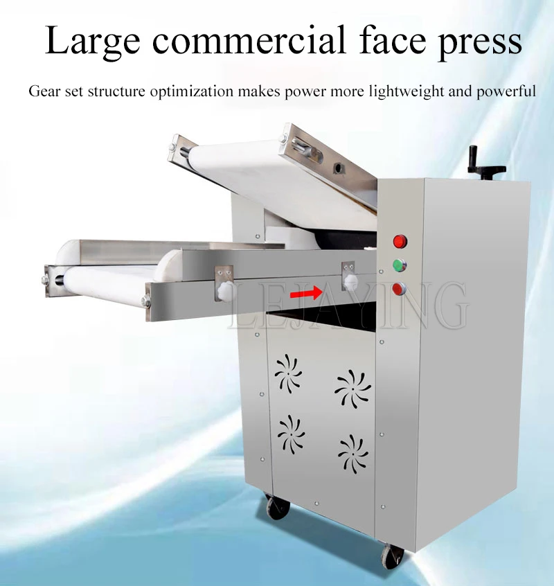 Description Picture 3 of itemCommercial Automatic Vertical Roll Surface Machine Electric Dough Kneading Pressure Noodle Maker Press Flour Machine