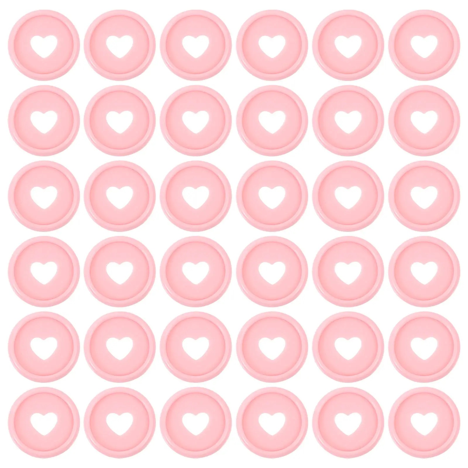 50개 플라스틱 디스크바운드 확장 디스크 마카롱톤 원형 바인딩 디스크 노트 플래너 다이어리 루즈리프 바인더용