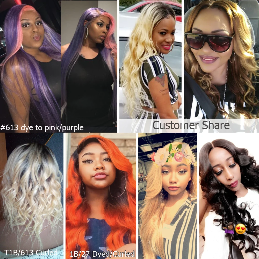 Human Hair Bundles 1 Bundle Body Wave Ombre Indian Remy Hair Weave Extension