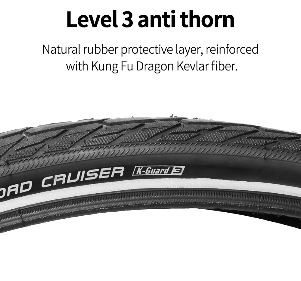 Mountain Bike Tires 2-Pack - All Terrain Anti-Puncture MTB Tires With Large Tread Pattern | 24" & 26" Sizes - View #8