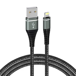 High - Speed USB Charging Cable for iPhone - Fast Charge 2.4A Charger Cord (1pcs)
