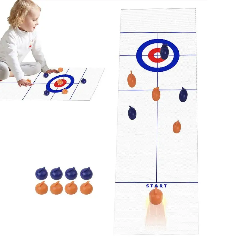 

Настольная крутящаяся настольная игра, Настольная настольная игра, многофункциональные настольные мини-игры, семейная спортивная игра с 53x10 дюймов