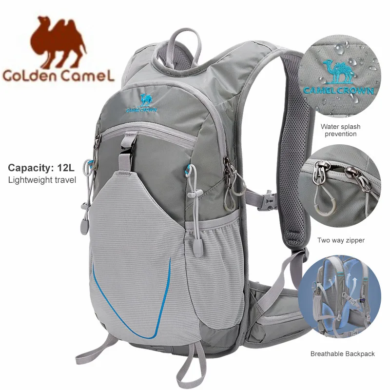 GOLDEN CAMEL-mochilas de Montañismo impermeables para hombre, bolsa de Camping, escalada, senderismo, ciclismo, viajes, envío gratis, 12L