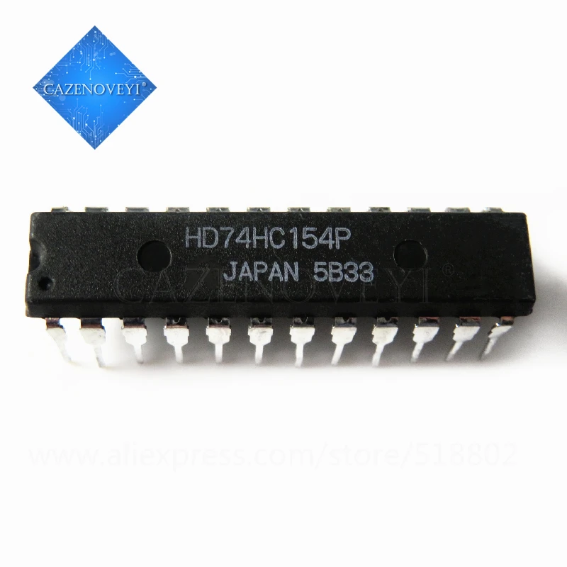 

10pcs/lot CD74HC154EN SN74HC154N CD74HC154 MM74HC154N 74HC154 DIP-24 In Stock