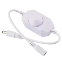 LED Dimmer Switch Brightness Adjust Controller Single Color LED Dimmer Strip Light DC 12V 24V LED Dimmer Black White - Image 4