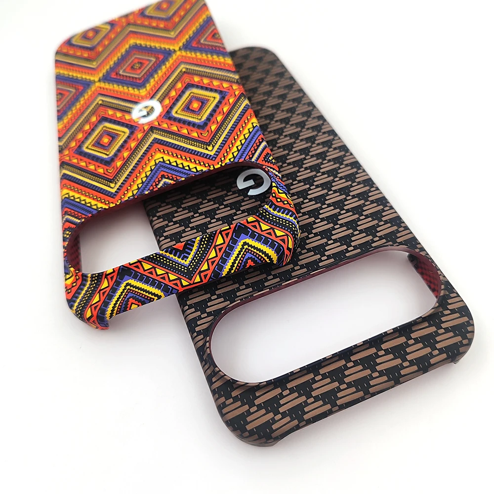 Luxury Ultra Thin Carbon Fiber Pattern Matte Shockproof Case with MagSafe Compatibility