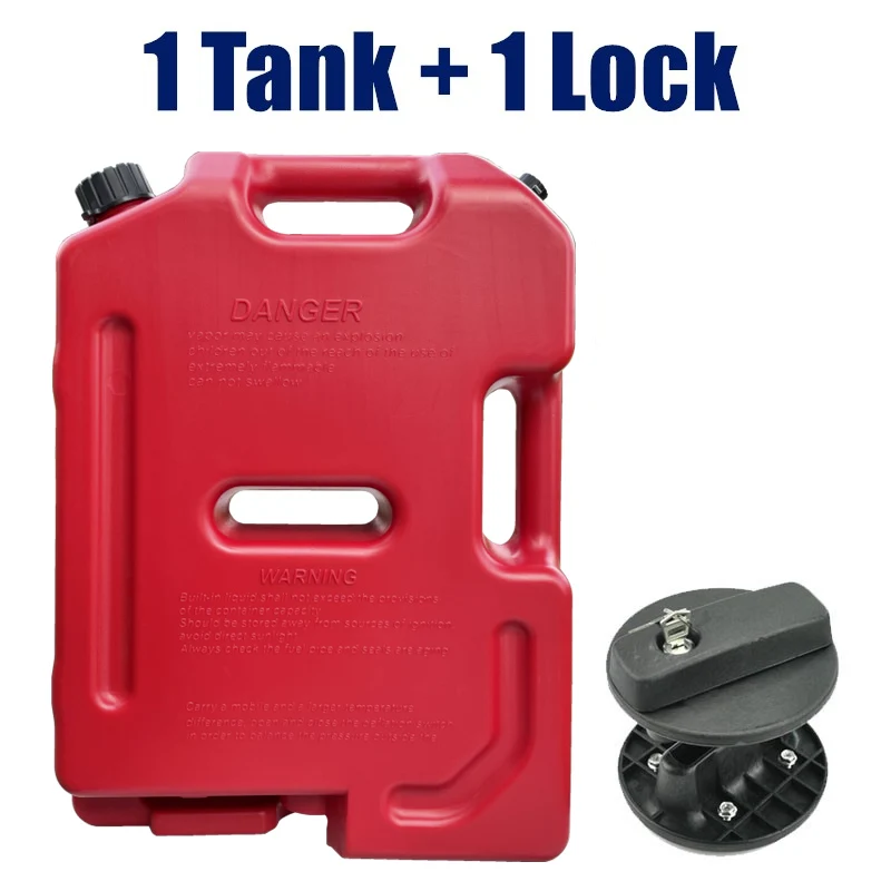 Spliceable 10L Liter Split-Joint Jerrycan Gasoline Diesel 20L Fuel Tank Can Pack for Off-road SUV Spare Oil Container Canister