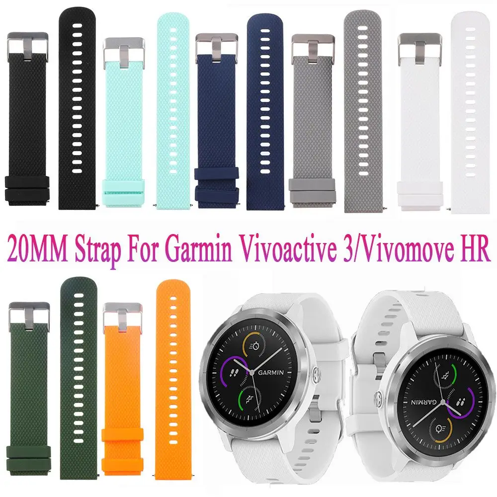 Watch Band for Garmin Vivoactive Vivomove HR 20MM Smart Watch