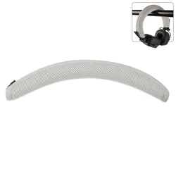 Zipper Lock Headphone Beam Protector Sleeve - Soft, Washable, Breathable Mesh Case (Grey)