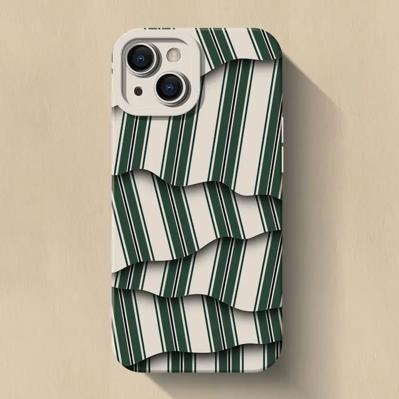 

Stripe Phone Case For Apple iPhone 14 13 12 11 Pro Max Mini X XS Max SE2 SE3 6 6s 7 8 Plus Irregular phone case