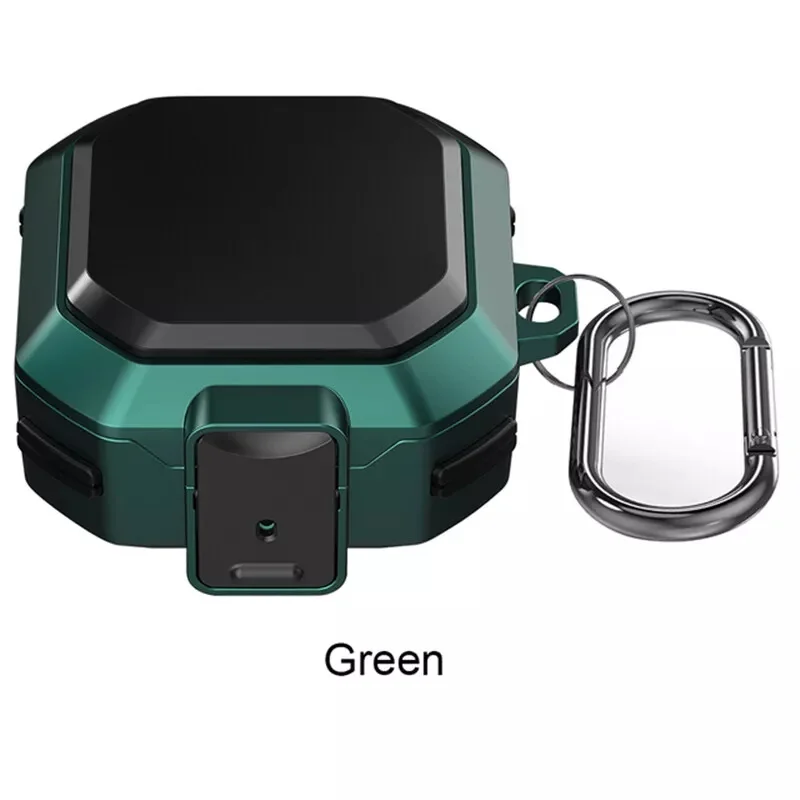 Durable Shockproof Earbuds Protective Case with Keychain Attachment