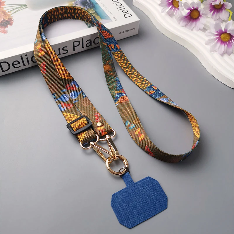 Adjustable Crossbody Phone Lanyard with Anti-Lost Neck Strap